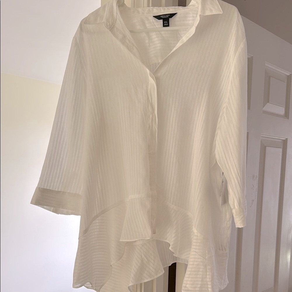 Elegant White Women's Top